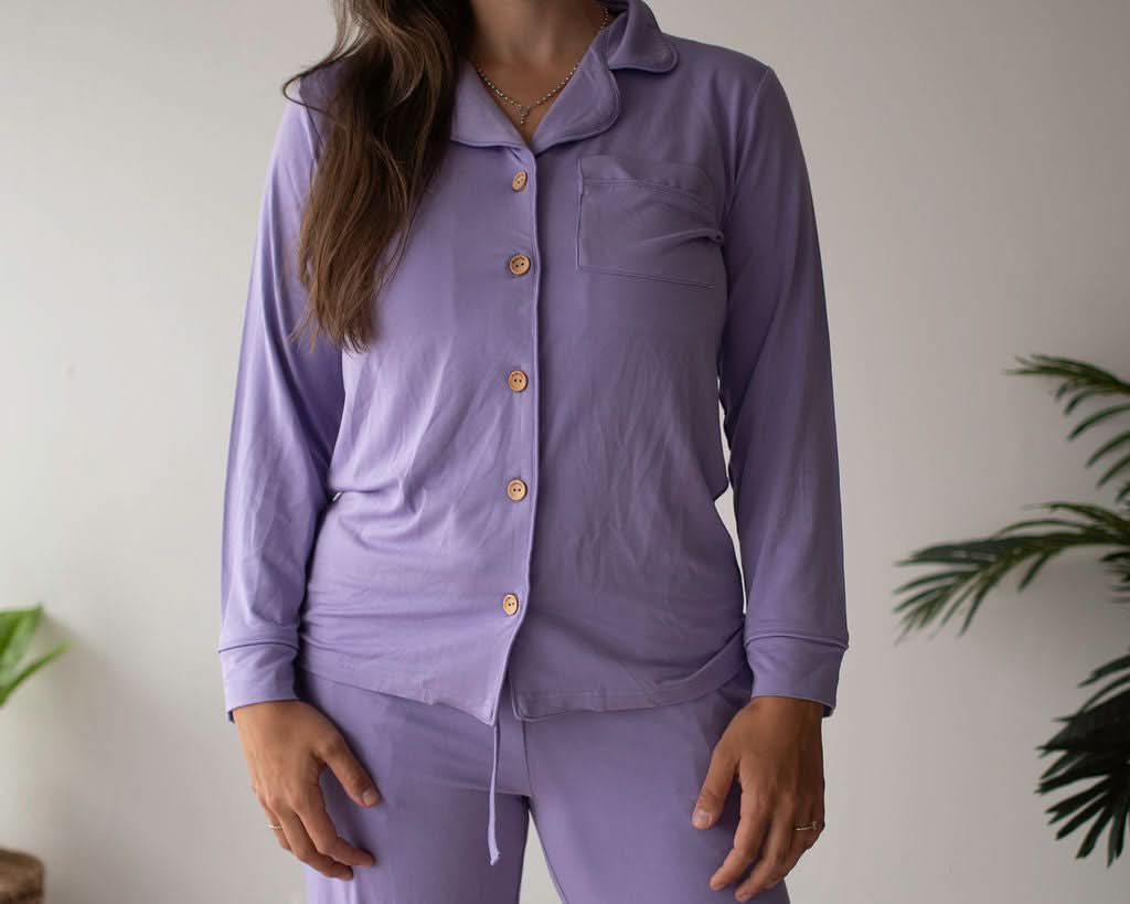 Wisteria | Adult Button Pajama Top