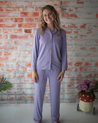 Wisteria | Adult Button Pajama Top