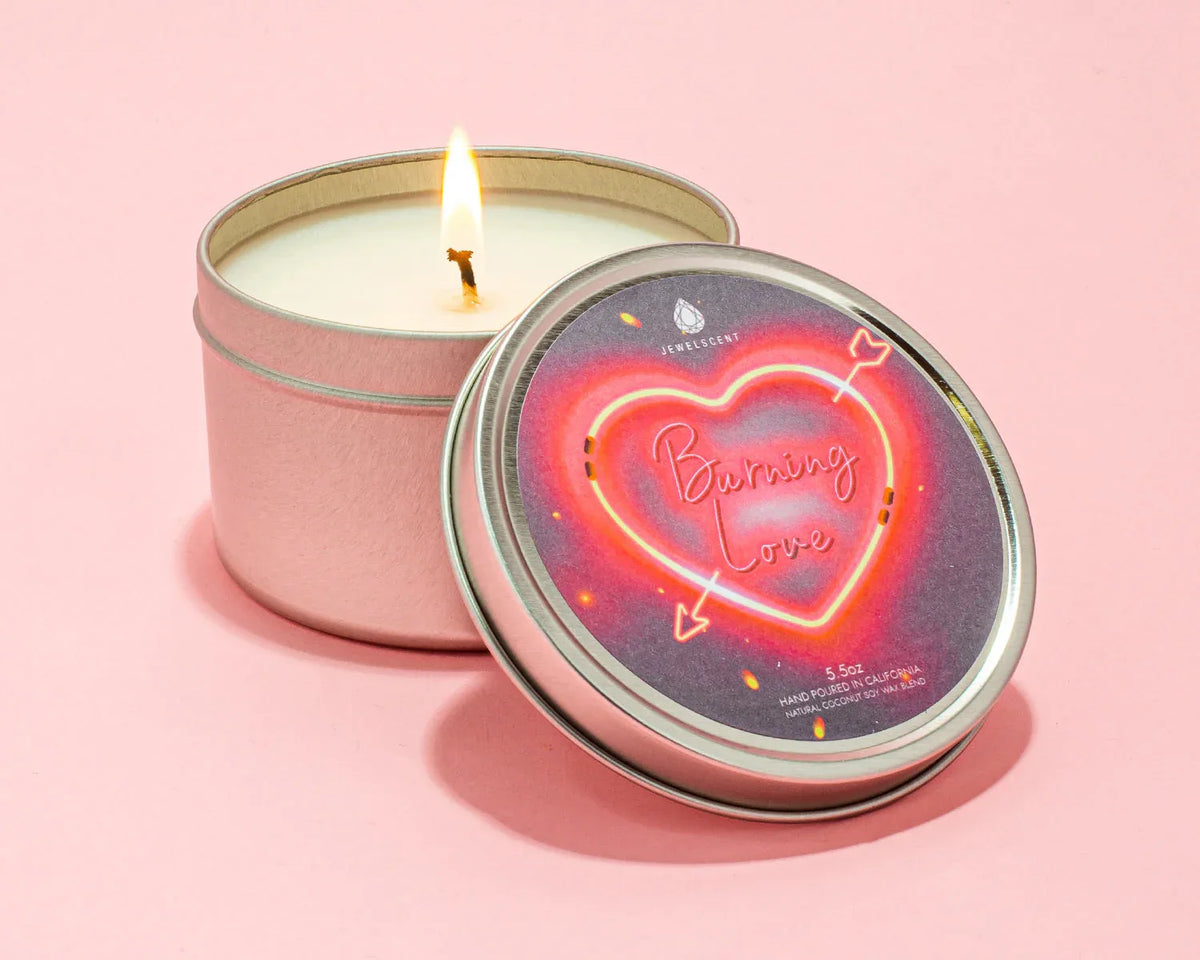 Burning Love 5.5oz Tin Jewelry Candle - BIG FRENCHIES