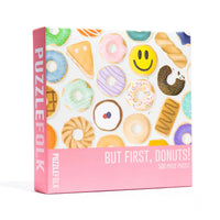 But First, Donuts 500 Piece Jigsaw Puzzle by Puzzlefolk