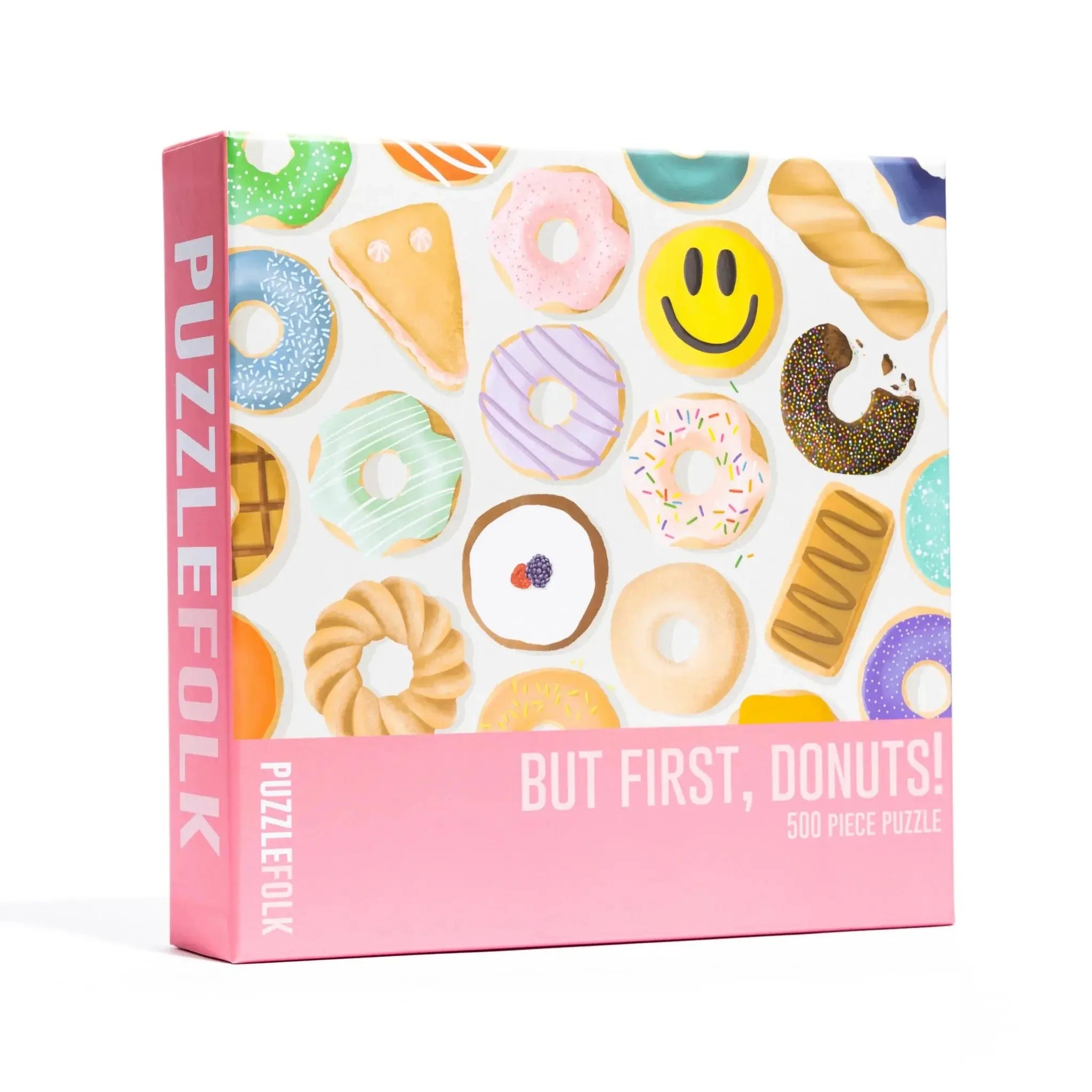 But First, Donuts 500 Piece Jigsaw Puzzle by Puzzlefolk