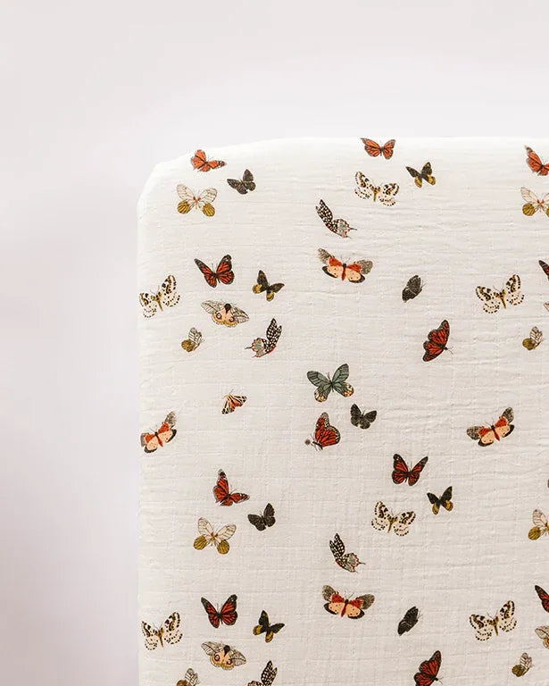 Butterfly Migration Crib Sheet - BIG FRENCHIES