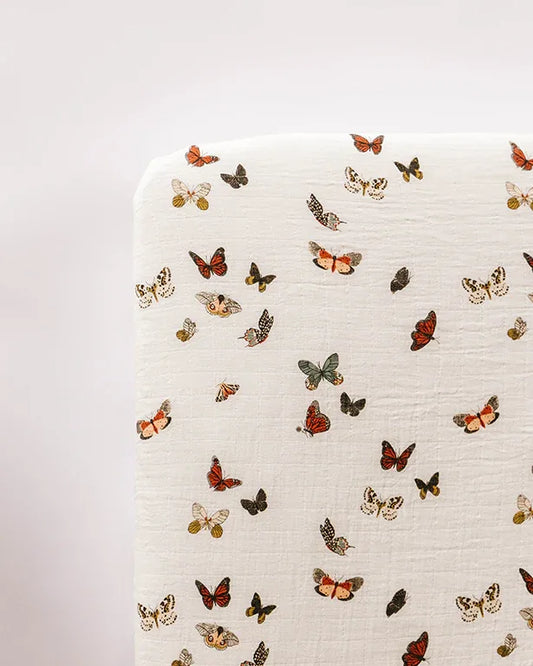 Butterfly Migration Crib Sheet - BIG FRENCHIES