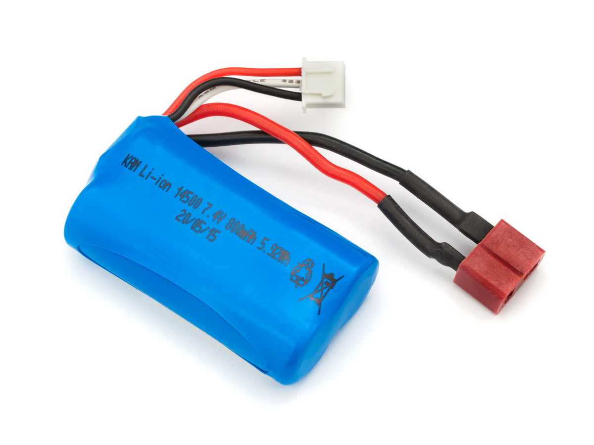 BlackZon Battery Pack Li-ion 7.4V 800mAh with T-Plug Slyder