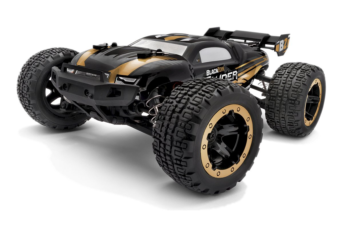 BlackZon Slyder ST Turbo 1/16 4WD RTR 2S Brushless Stadium Truck – Gold (540218)