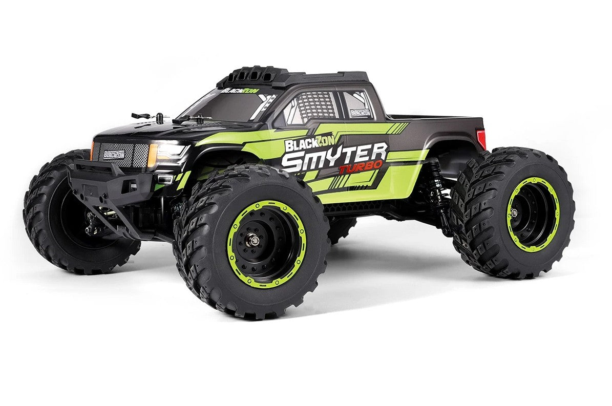 BlackZon Smyter MT Turbo 1/12 4WD RTR 3S Brushless Monster Truck – Green (540251)
