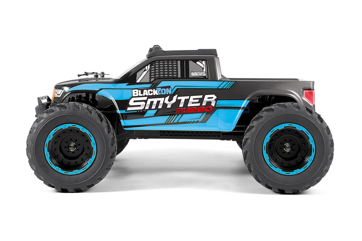 BlackZon Smyter MT Turbo 1/12 4WD RTR 3S Brushless Monster Truck – Blue (540252)