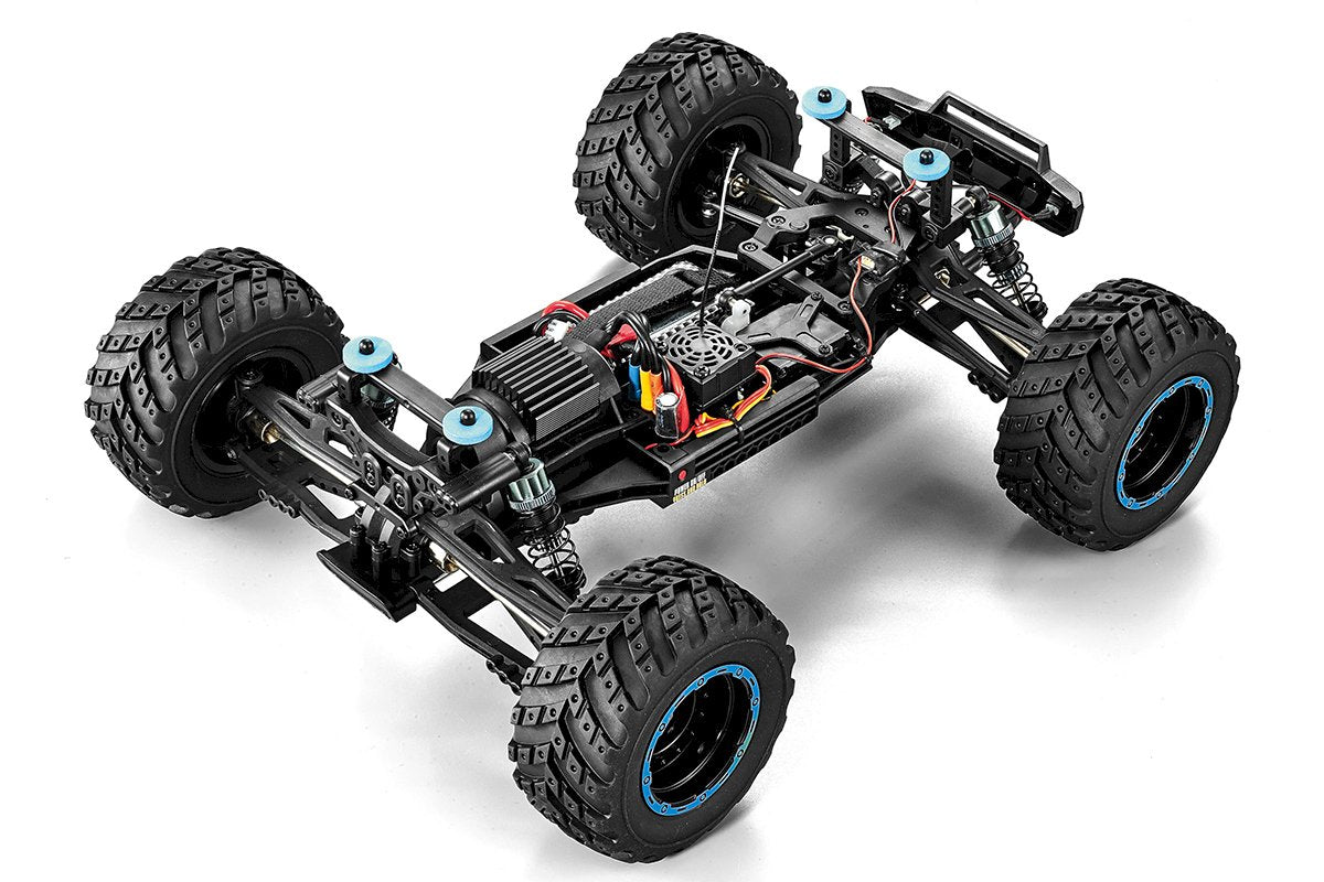 BlackZon Smyter MT Turbo 1/12 4WD RTR 3S Brushless Monster Truck – Blue (540252)