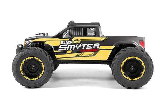 BlackZon Smyter MT Turbo 1/12 4WD RTR 3S Brushless Monster Truck – Yellow (540253)