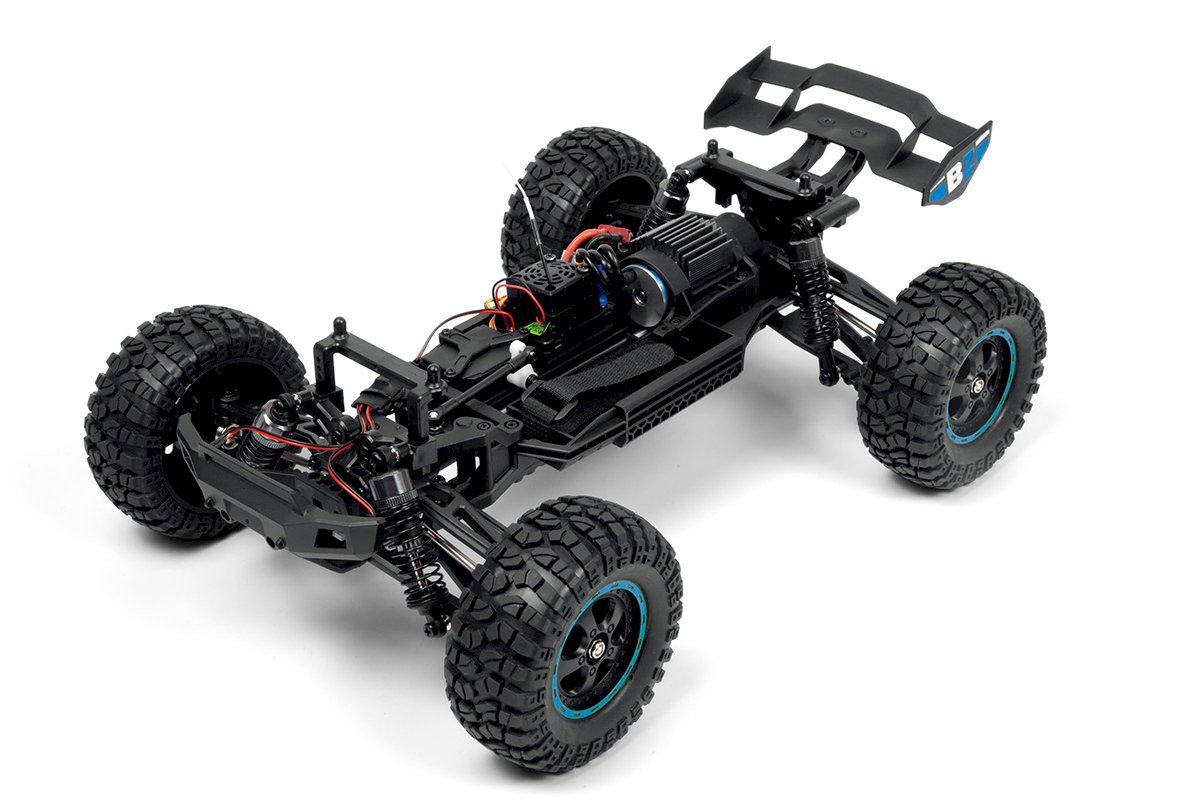 BlackZon Smyter DT Turbo 1/12 4WD RTR 3S Brushless Desert Truck – Blue (540254)