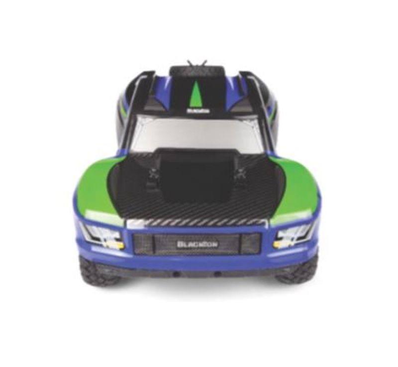 BlackZon Vyper SC 1/14 4WD Electric Short Course Truck (Blue/Green) 540274