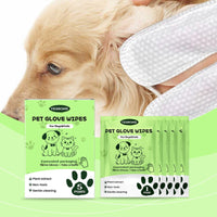 YEGBONG Disposable Pet Glove Wipes, 5 Pieces