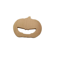 Pumpkin Jack-O-Lantern Wooden Teether Halloween Toy - BIG FRENCHIES