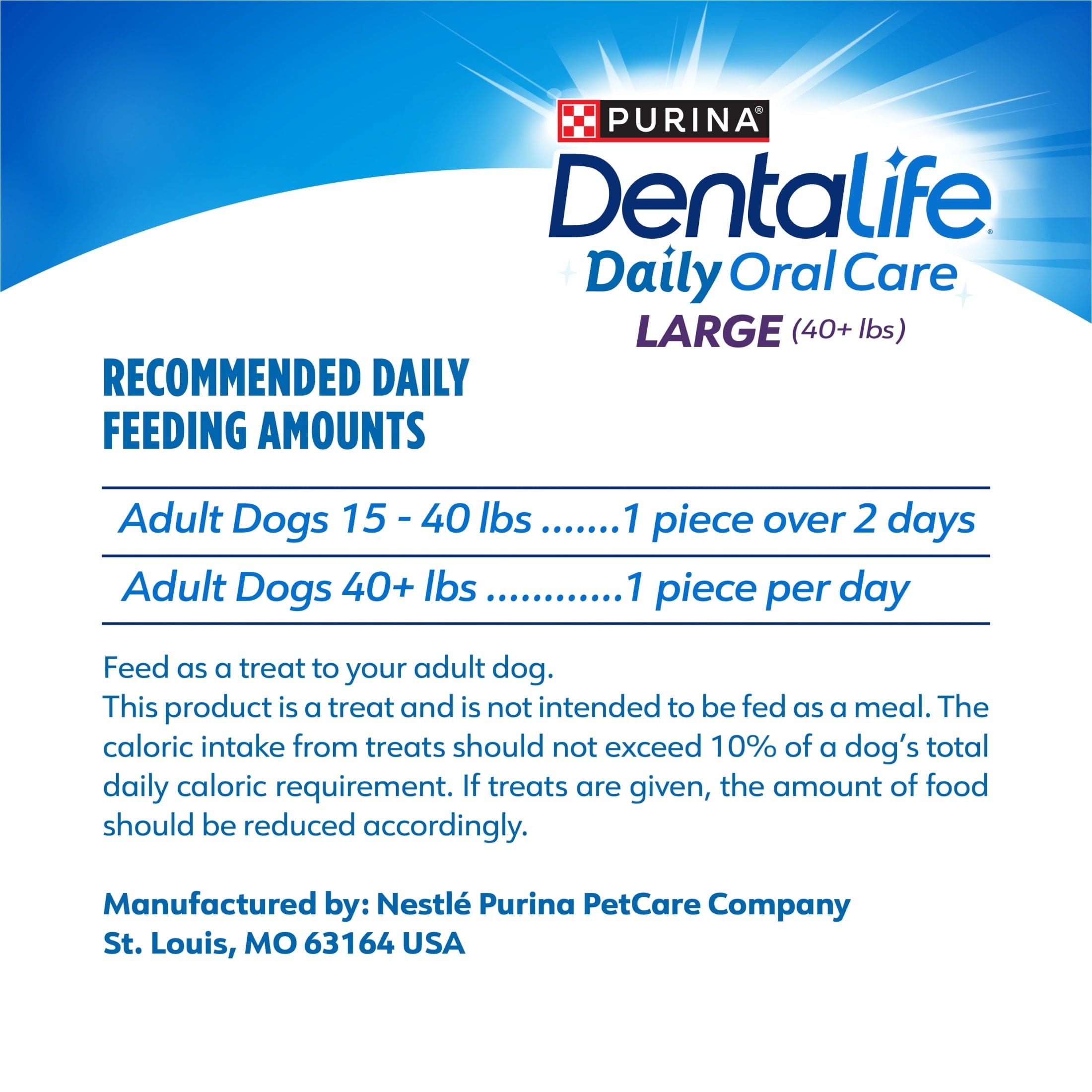 Purina Daily Oral Care Large Dog Treats Dental Chews with Chicken - BIG FRENCHIES