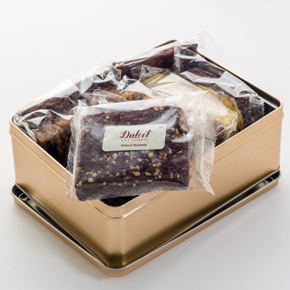 Chocolate Brownie Tin Assortment - BIG FRENCHIES