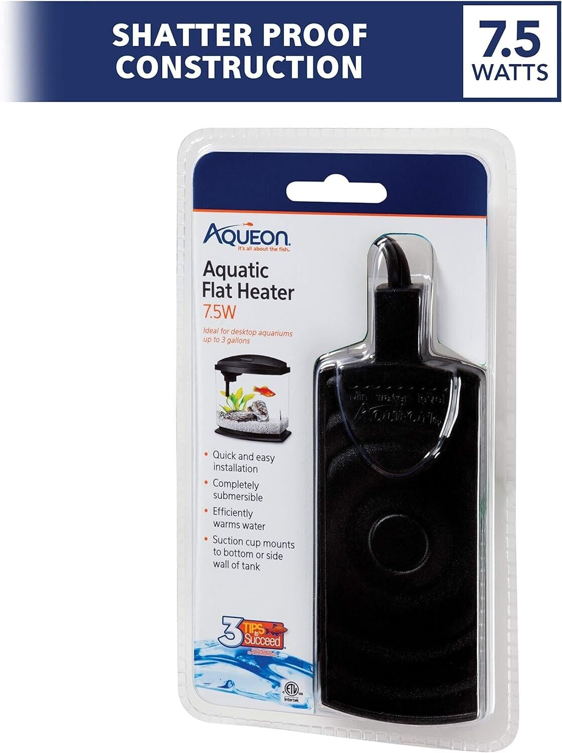 Mini Flat Heater for Small Aquariums - BIG FRENCHIES