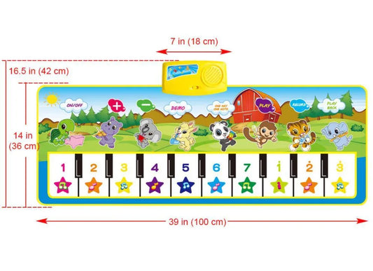 Baby Mat Musical Carpet Music Mat Piano Mat & 8 Instrument Tone Early Educational Toys For Kids Piano - BIG FRENCHIES