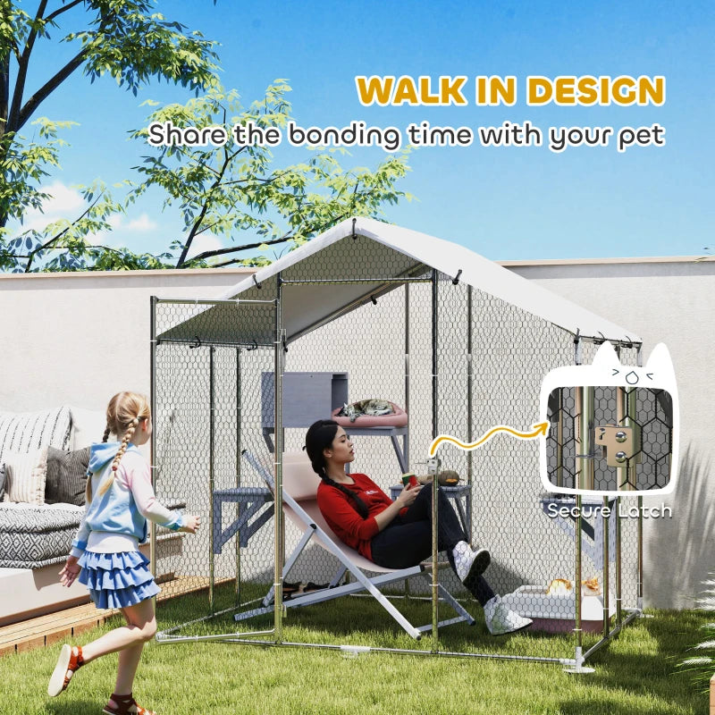 Catio Outdoor Cat Enclosure With Waterproof Cover,Multiple Packages Will Be Shipped,Please Pay Attention To The Dimensio