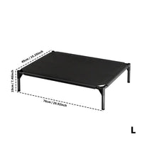 Breathable Raised Oxford Pet Bed Fits Small To Large Dogs