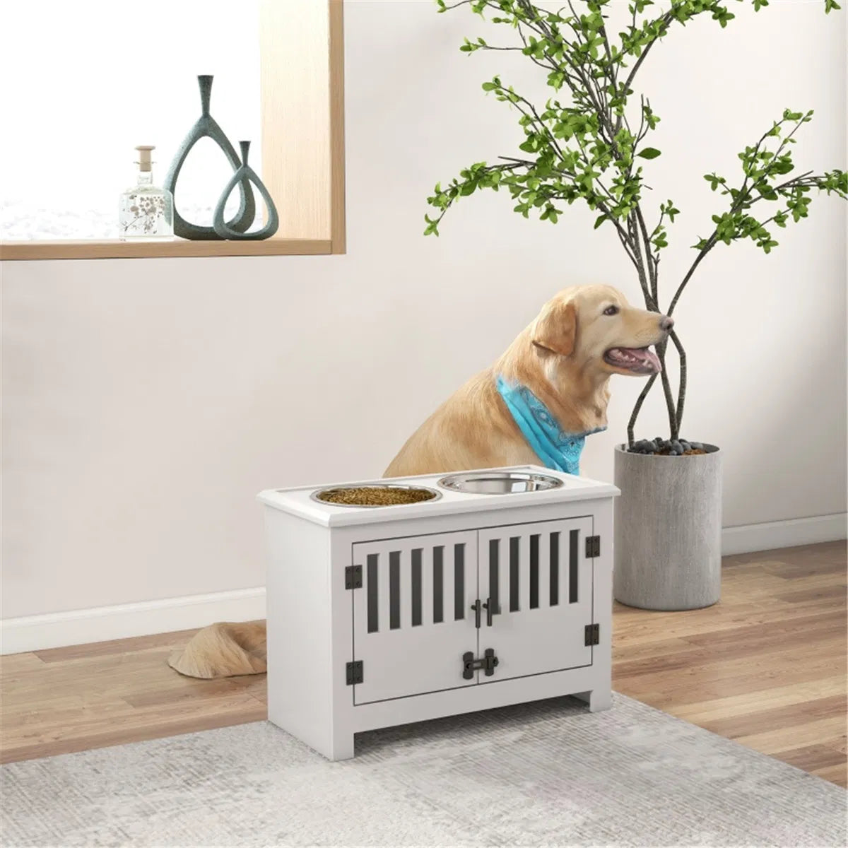 Dog Food Storage Cabinet