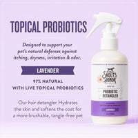 Bundle Probiotic Detangler Grooming Set for Dogs Cats Lavender