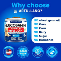 Glucosamine for Dogs Hip & Joint Chews Arthritis Support