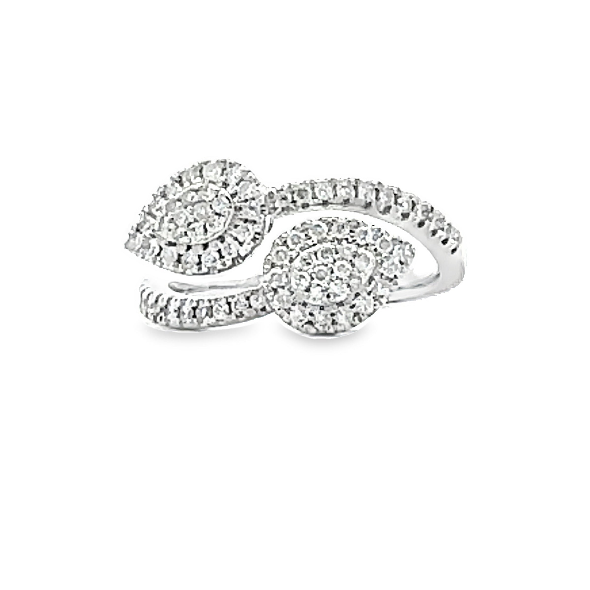 Genuine .50ct Diamond Ring 10KT White Gold