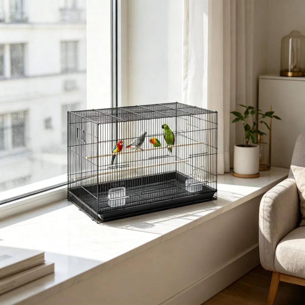 Bird Cage with Easy to Clean