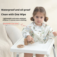 Children's Gown Waterproof Inside-out Bib