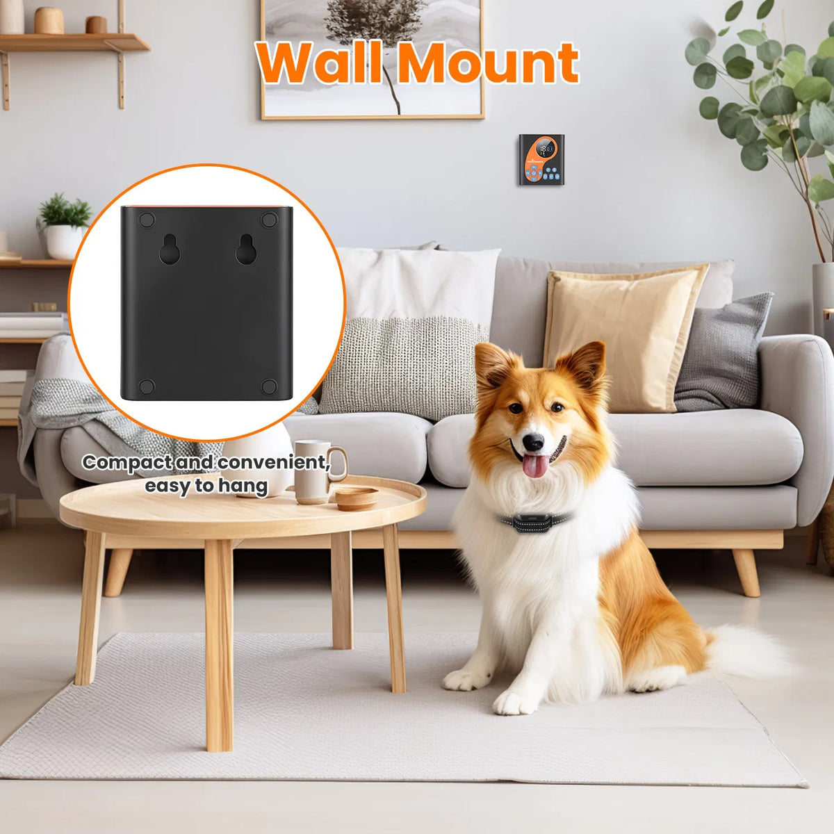 2 In 1 Wireless Dog Fence System with 1/2 Training Collars(Options) Invisible Dog Fence IP68 Waterproof with 722FT Adjus