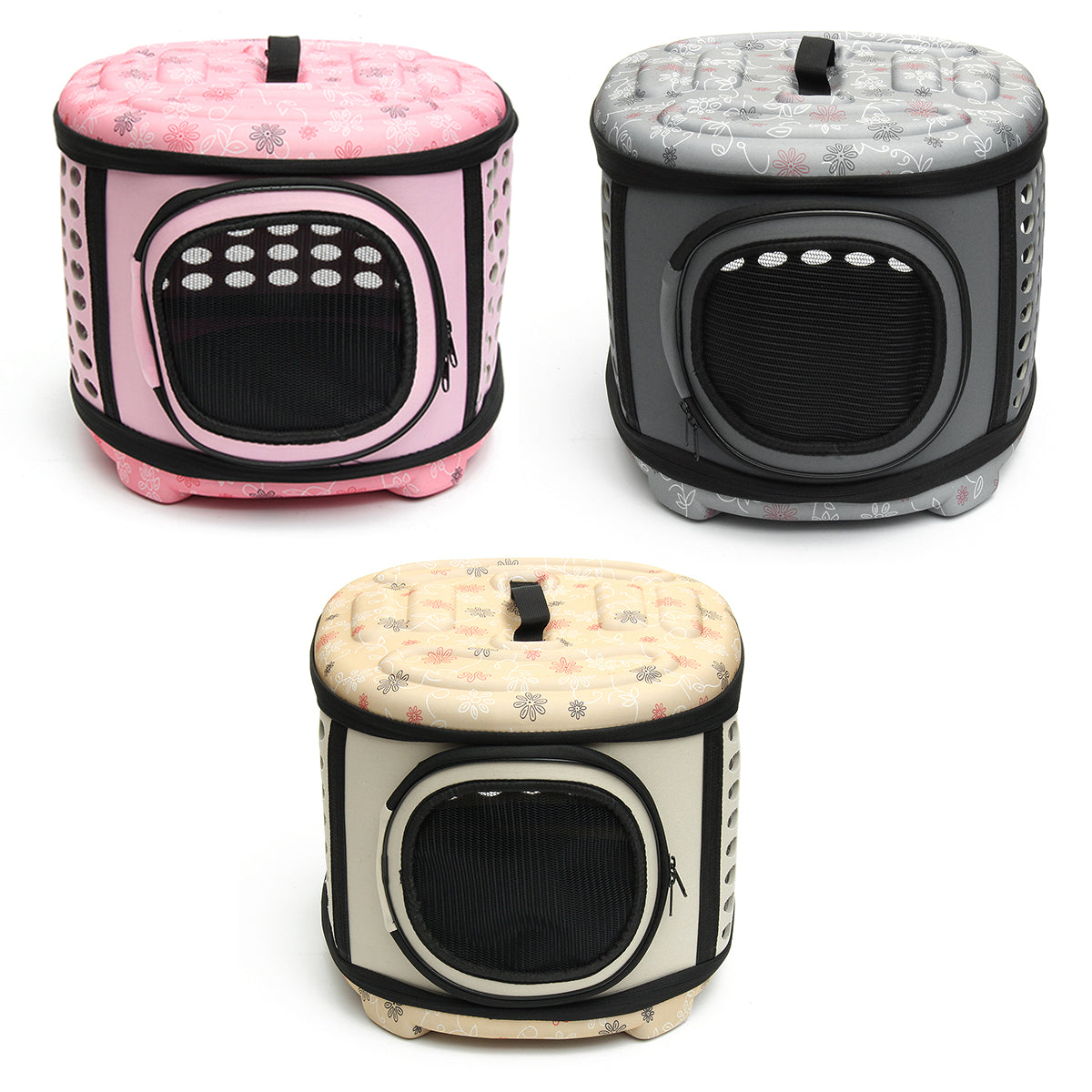 Foldable Pet Dog Cat Puppy Handbag Carrier Cage - BIG FRENCHIES