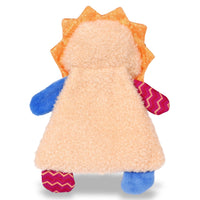 Squeaky Stuffed Dog Toy Small, No-Stuffing Crinkle Paper Dog Birthday Toy With Dual Squeakers, Interactive Durable Plush Puppy Toy For Small Medium Dogs, Washable, Cute Stuffed Animal Toy