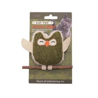 Cat Self-Entertainment Mint Feather Catnip Teething Stick