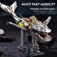 US And Electric Mechanical Lion And Whale Building Blocks That Also Double As Toys