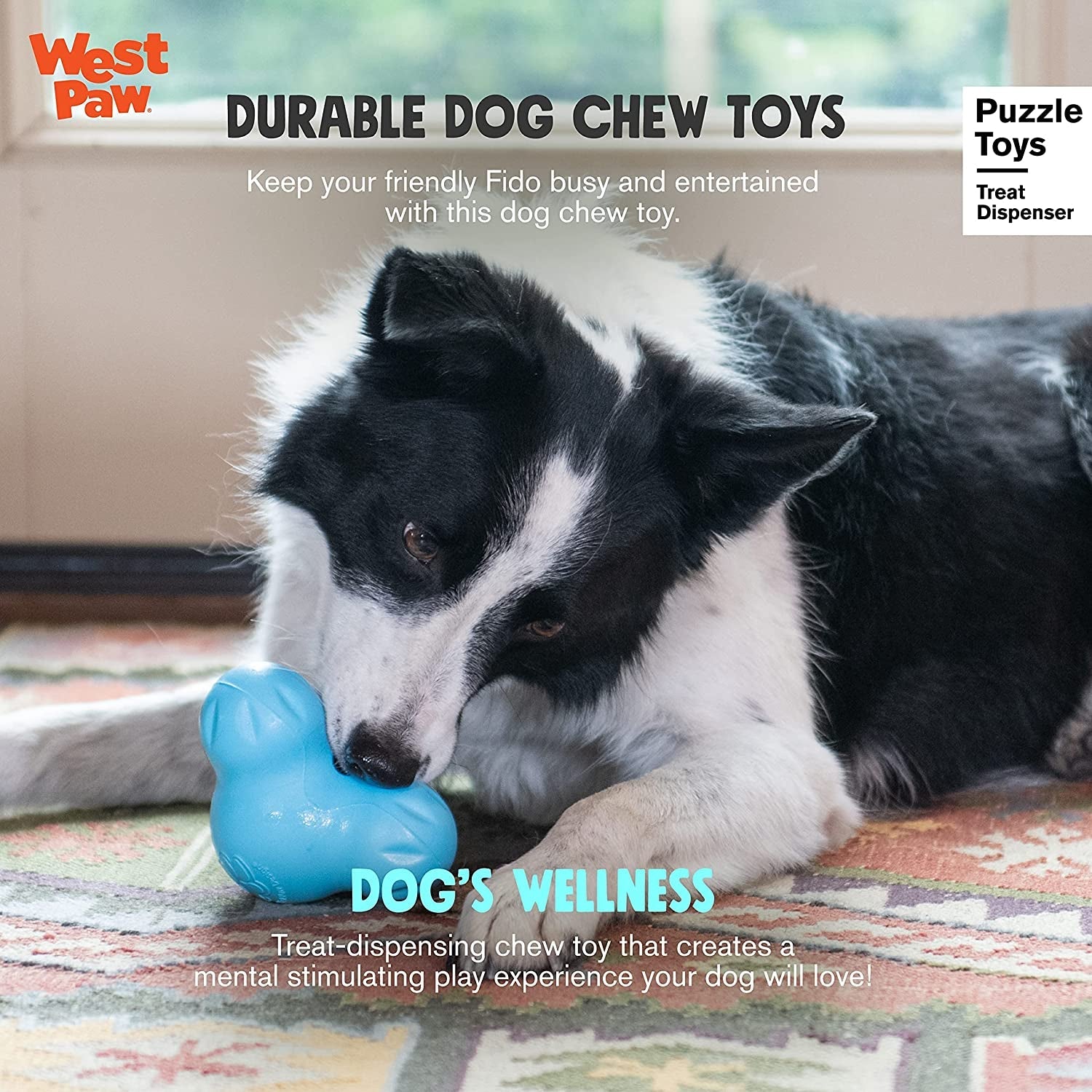 Zogoflex Tux Treat Dispensing Dog Chew Toy - BIG FRENCHIES