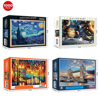 1000 Pieces Puzzles Educational Toys Scenery Space Stars Educational Puzzle Toy for Kids/Adults birthday Gift - BIG FRENCHIES