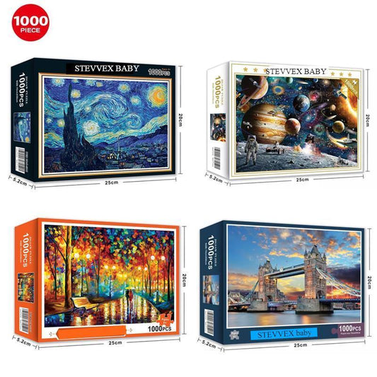 1000 Pieces Puzzles Educational Toys Scenery Space Stars Educational Puzzle Toy for Kids/Adults birthday Gift - BIG FRENCHIES
