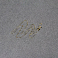 14k Yellow Gold Diamond Cut Cable Link Chain 0.7mm