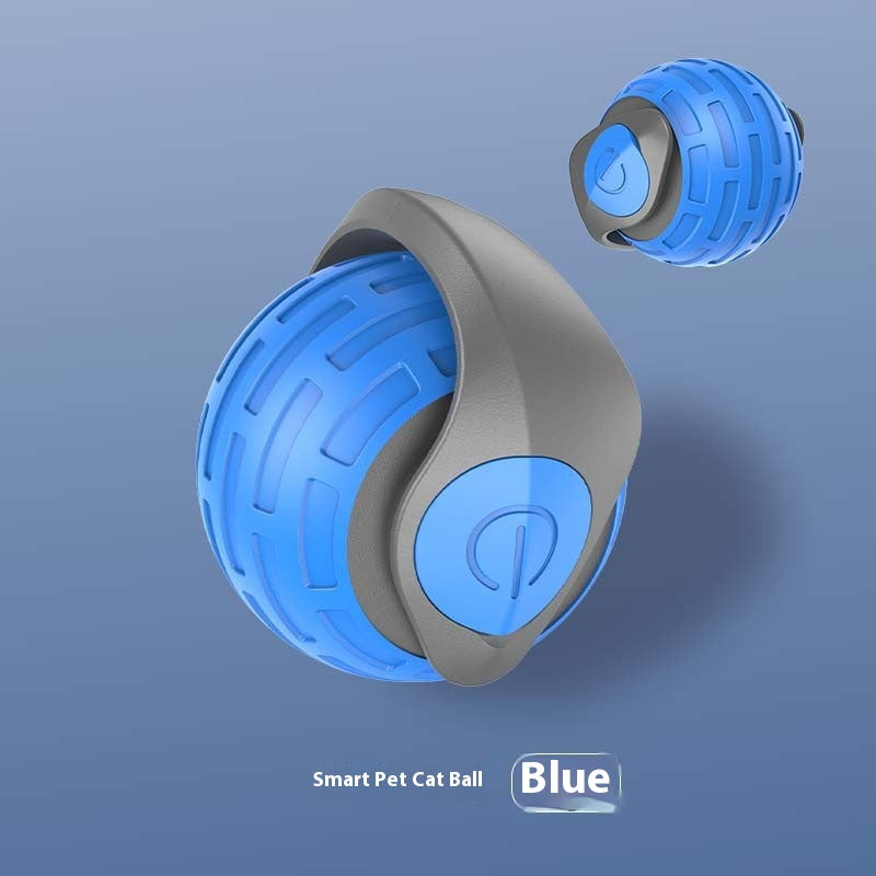 New Interactive Cat Toys Ball Auto Electric Rolling Ball Toys For Cat Kitty Pets Smart Automatic Teaser USB Rechargeable