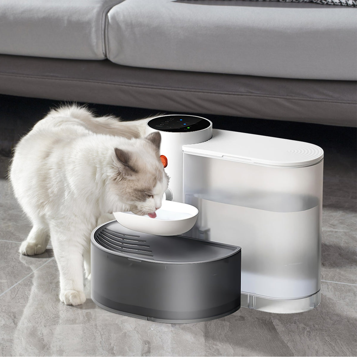 1Pc Smart Pet Water Fountain Automatic Cat Water Dispenser 3L Cordless Rechargeable Dog Water Fountain Self-Refill With 