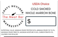 The Craft Butcher Bones Cold Smoked Marrow Bones for Dogs