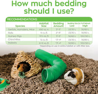 99% Dust-Free Natural Paper Small Pet Bedding with Odor Control, 30 L - BIG FRENCHIES