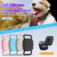 Dog Collar Holder For Tile Mate Waterproof Anti Lost Protective Case With Mate Tile Tracker For Cat Pet Necklace, Soft S