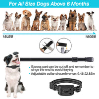 2 In 1 Wireless Electric Dog Fence Waterproof Pet Shock Boundary Containment System Electric Training Collar With 2 Rece