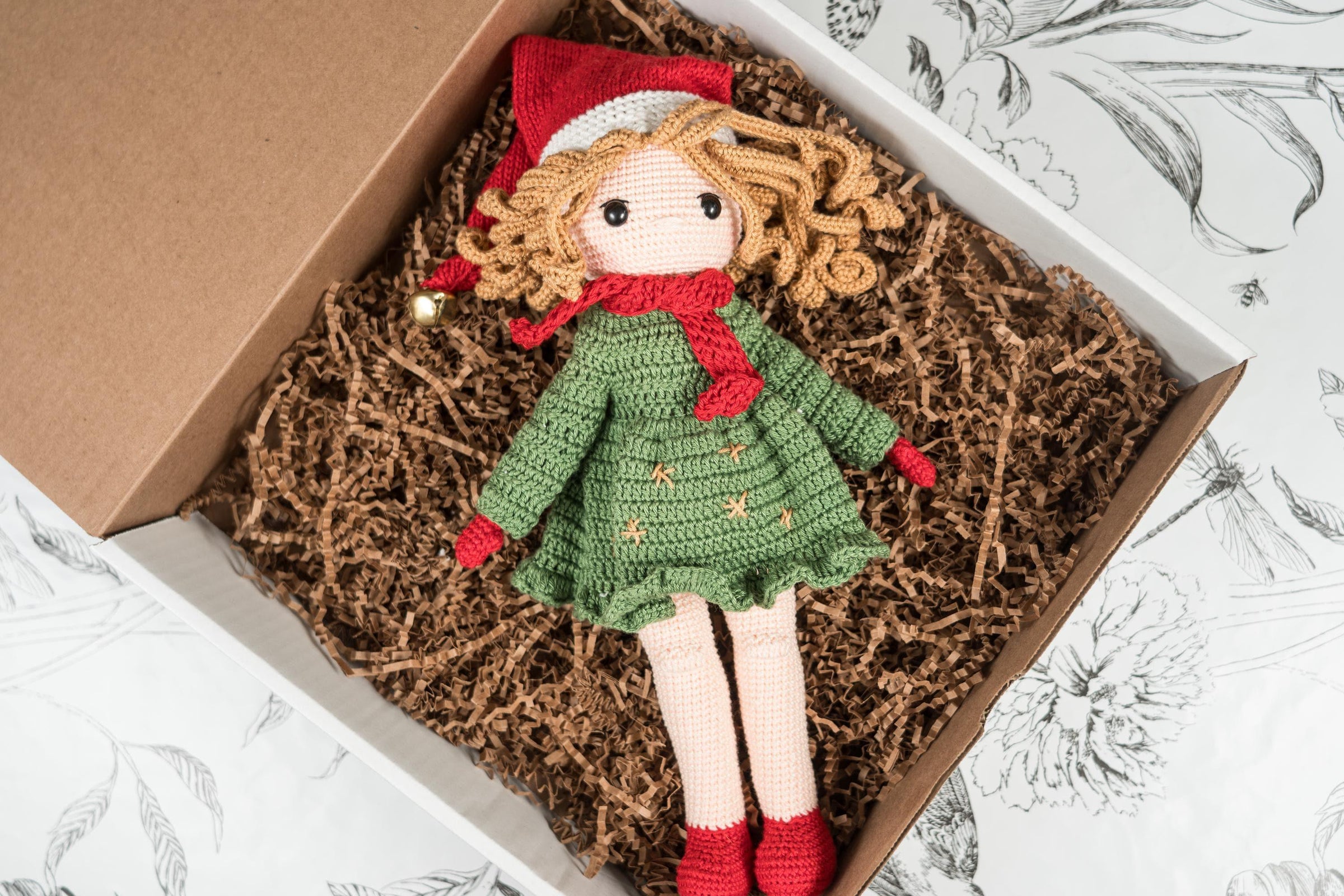 Amigurumi Doll for Christmas, Crochet Christmas Gift - BIG FRENCHIES