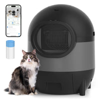 Say goodbye to scooping! 🐾✨ Meet the ultimate Self-Cleaning Cat Litter Box with WiFi & app control! Perfect for multiple cats and designed for easy living! 🐱💖 - BIG FRENCHIES