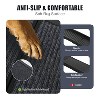 Dog Ramp For Car 71inch Long & 19.3inch Wide Portable Dog Ramps For Large Dogs With Non-Slip Rug Surface Dog Car Ramp Fo