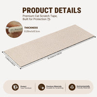 Cat Scratch Furniture Protector, DIY Cat Scratching Mat For Couch, Sofa, Wall,Cat Post,Cat Tree Durable Furniture Guards Couch Scratcher From Cats Claws Scratching For Indoor