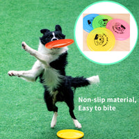 Silicone Flying Saucer Funny Pets Dog Cat Toy Dog Game Flying Discs Resistant Chew Puppy Training Interactive Pet Suppli