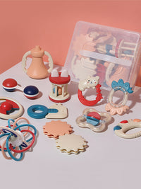 Baby Grip Teether and Rattle Toy for Infants